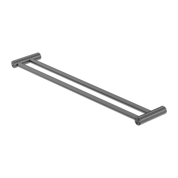 Nero New Mecca Double Towel Rail 600mm