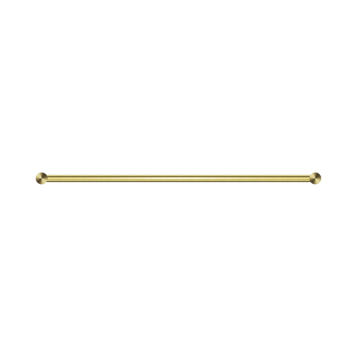 Nero NR2324dBG New Mecca Double Towel Rail 600mm Brushed Gold image 2 | SKU: NR2324DBG