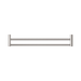Nero NR2324dBN New Mecca Double Towel Rail 600mm Brushed Nickel image 3 | SKU: NR2324DBN