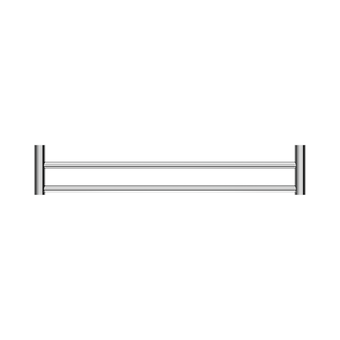 Nero NR2324dCH New Mecca Double Towel Rail 600mm Chrome image 3 | SKU: NR2324DCH