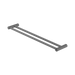 Nero New Mecca Double Towel Rail 600mm - Gun Metal