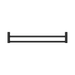 Nero NR2324dMB New Mecca Double Towel Rail 600mm Matte Black image 3 | SKU: NR2324DMB