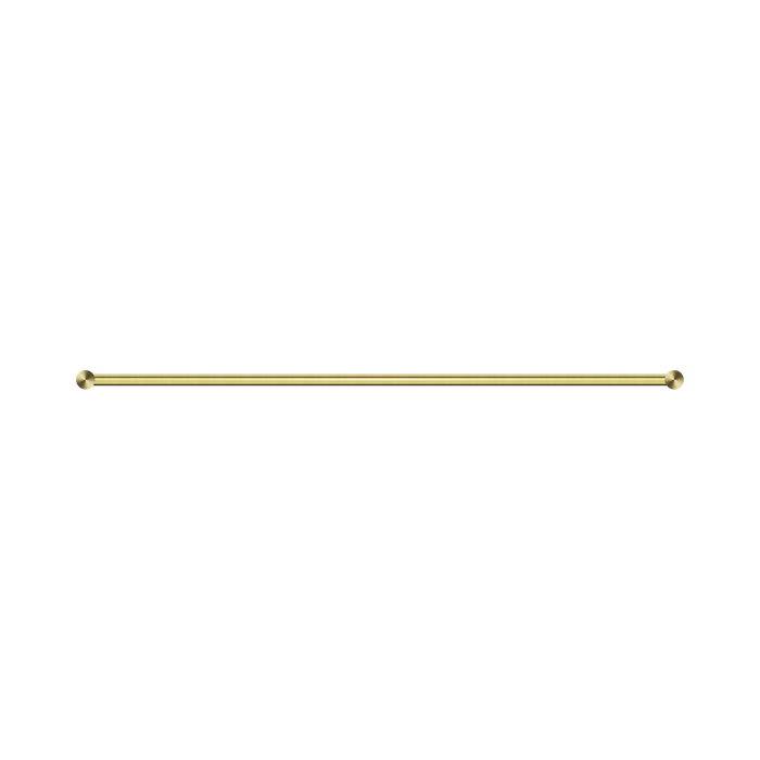 Nero NR2330BG New Mecca Single Towel Rail 800mm Brushed Gold image 2 | SKU: NR2330BG