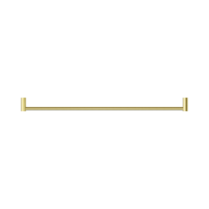 Nero NR2330BG New Mecca Single Towel Rail 800mm Brushed Gold image 3 | SKU: NR2330BG