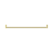 Nero NR2330BG New Mecca Single Towel Rail 800mm Brushed Gold image 3 | SKU: NR2330BG