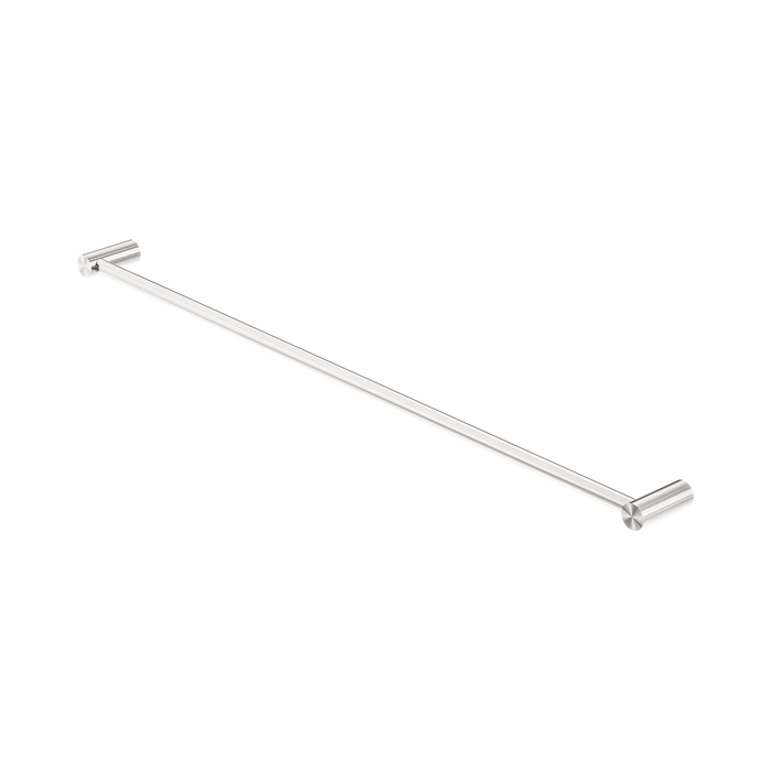 Nero New Mecca Single Towel Rail 800mm - Brushed Nickel
