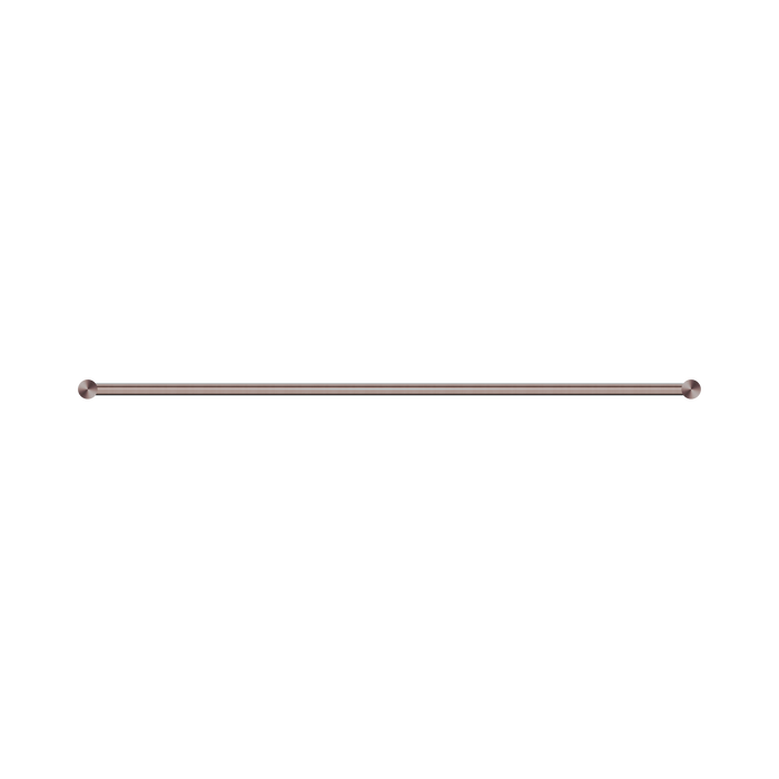 Nero NR2330BZ New Mecca Single Towel Rail 800mm Brushed Bronze image 2 | SKU: NR2330BZ