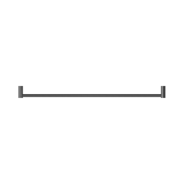 Nero NR2330GM New Mecca Single Towel Rail 800mm Gun Metal image 3 | SKU: NR2330GM