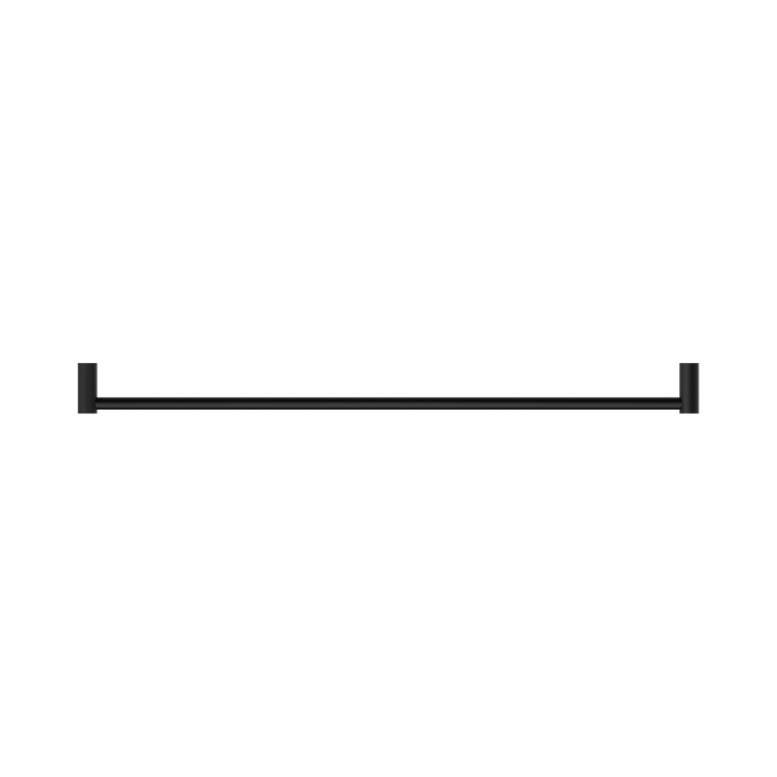 Nero NR2330MB New Mecca Single Towel Rail 800mm Matte Black image 3 | SKU: NR2330MB