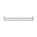 Nero NR2330dCH New Mecca Double Towel Rail 800mm Chrome image 3 | SKU: NR2330DCH
