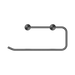 Nero NR2380GM New Mecca Hand Towel Rail Gun Metal image 2 | SKU: NR2380GM