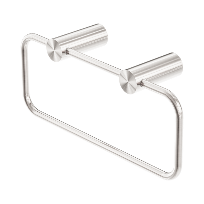Nero New Mecca Towel Ring - Brushed Nickel