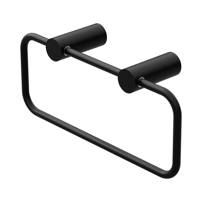 Nero New Mecca Towel Ring - Matte Black