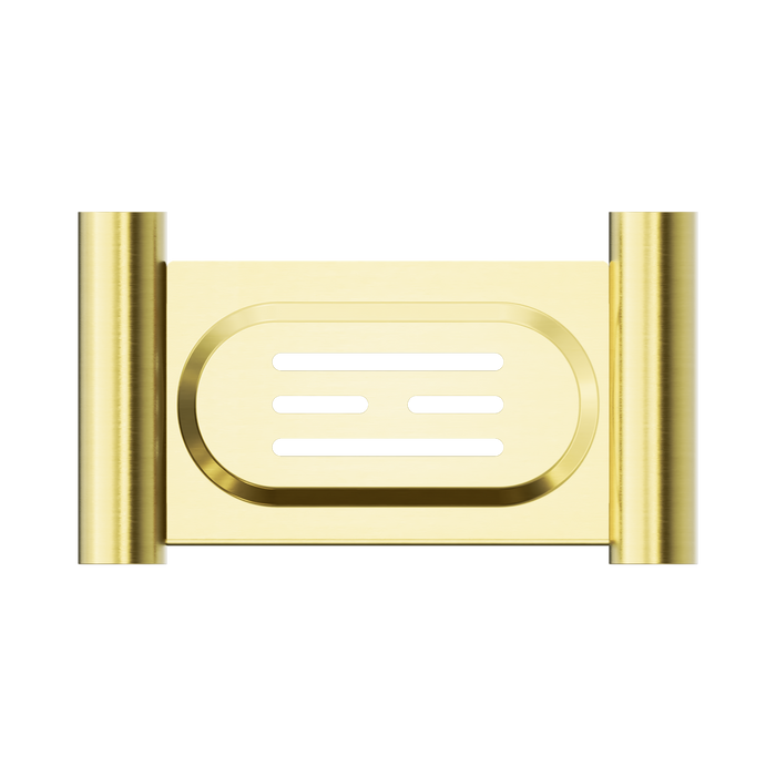 Nero NR2381BG New Mecca Soap Dish Holder Brushed Gold image 3 | SKU: NR2381BG