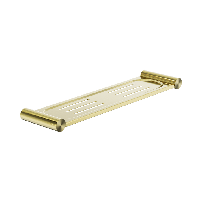 Nero New Mecca Metal Shower Shelf - Brushed Gold