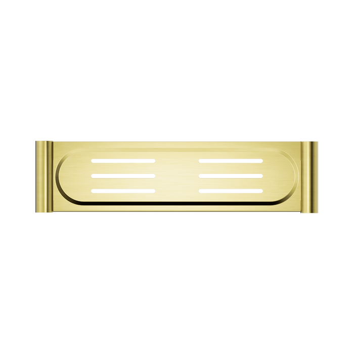 Nero NR2387aBG New Mecca Metal Shower Shelf Brushed Gold image 3 | SKU: NR2387ABG