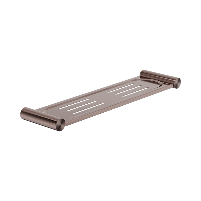 Nero New Mecca Metal Shower Shelf - Brushed Bronze