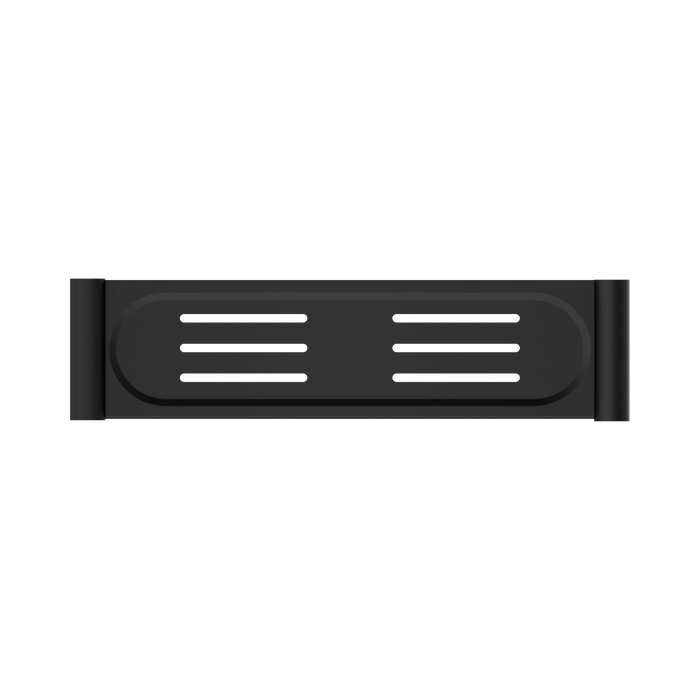 Nero NR2387aMB New Mecca Metal Shower Shelf Matte Black image 3 | SKU: NR2387AMB