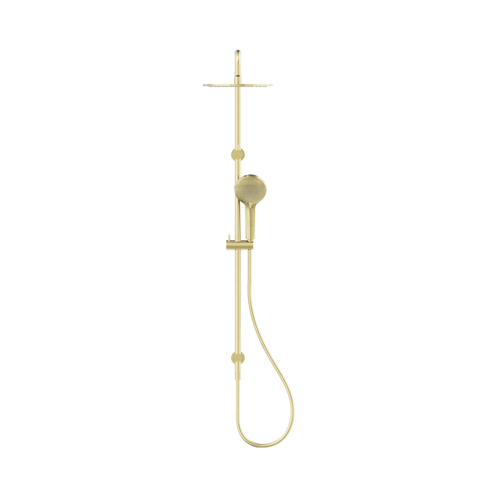 Nero NR250805dBG Round Twin Shower Brushed Gold image 2 | SKU: NR250805DBG