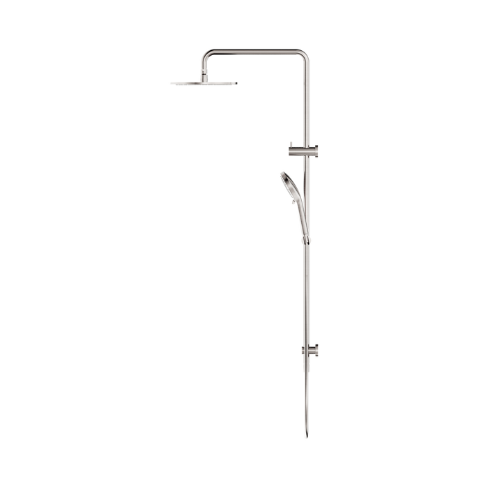 Nero NR250805dBN Round Twin Shower Brushed Nickel image 3 | SKU: NR250805DBN