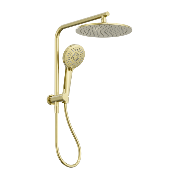 Nero Mecca 2 In 1 Twin Shower - Brushed Gold