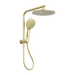 Nero Mecca 2 In 1 Twin Shower - Brushed Gold