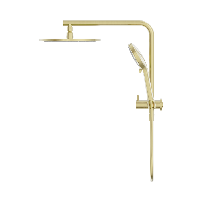 Nero NR250805eBG Mecca 2 In 1 Twin Shower Brushed Gold image 3 | SKU: NR250805EBG