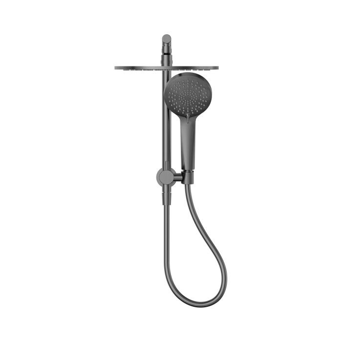 Nero NR250805eGM Mecca 2 In 1 Twin Shower Gun Metal image 2 | SKU: NR250805EGM