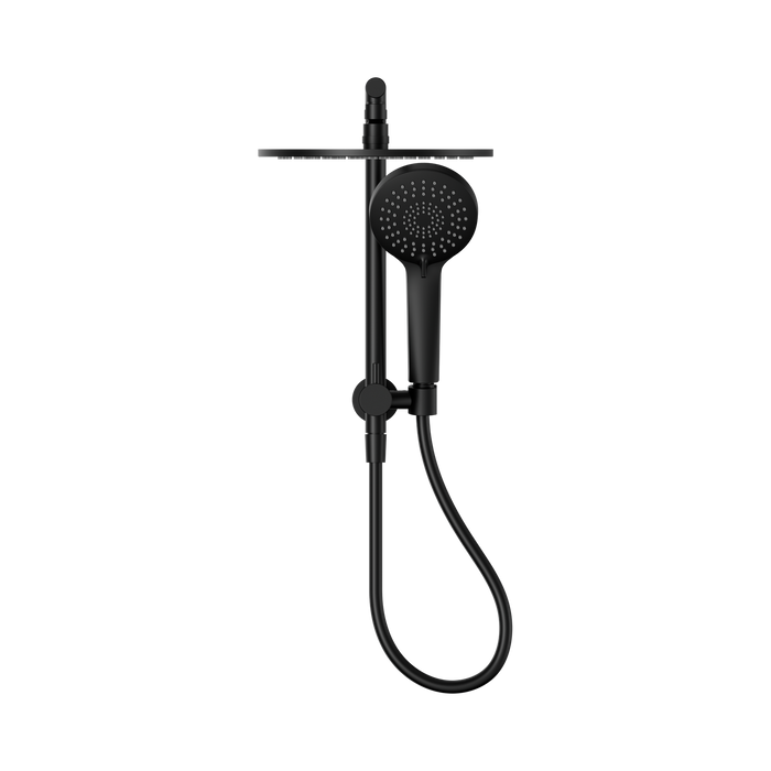 Nero NR250805eMB Mecca 2 In 1 Twin Shower Matte Black image 2 | SKU: NR250805EMB