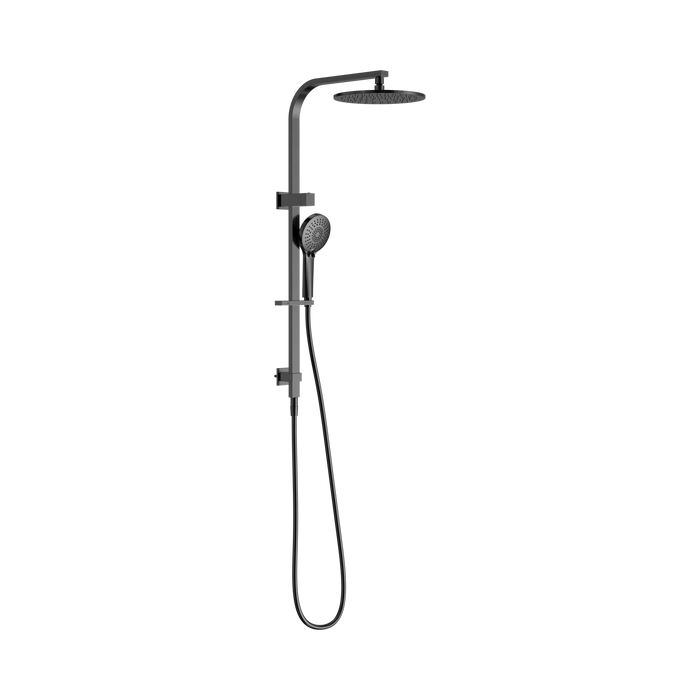 Nero Bianca Twin Shower - Gun Metal