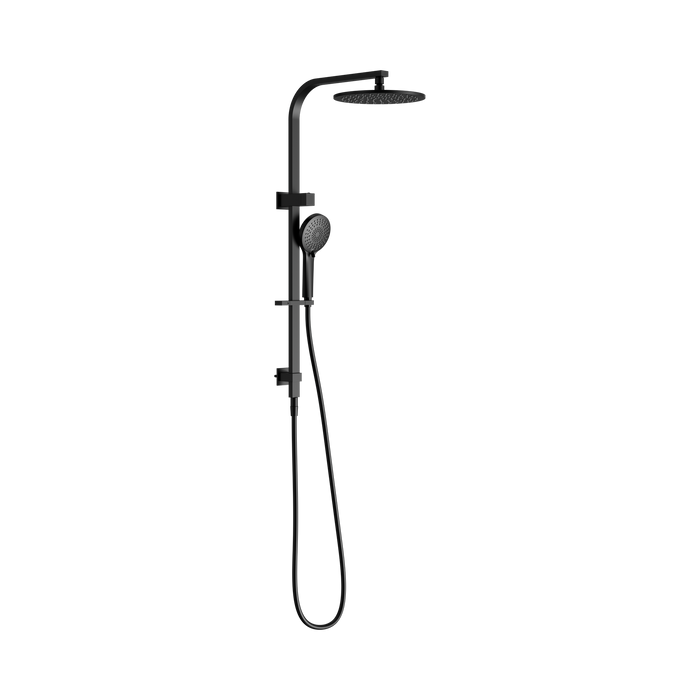 Nero Bianca Twin Shower - Matte Black