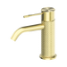 Nero Opal Basin Mixer - Brushed Gold