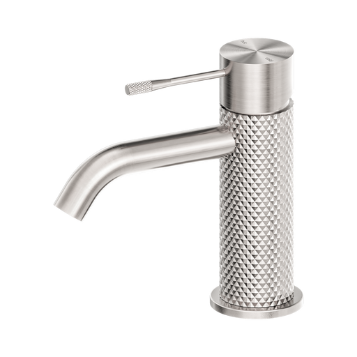 Nero Opal Basin Mixer - Brushed Nickel