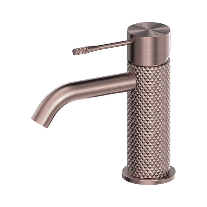 Nero Opal Basin Mixer - Brushed Bronze