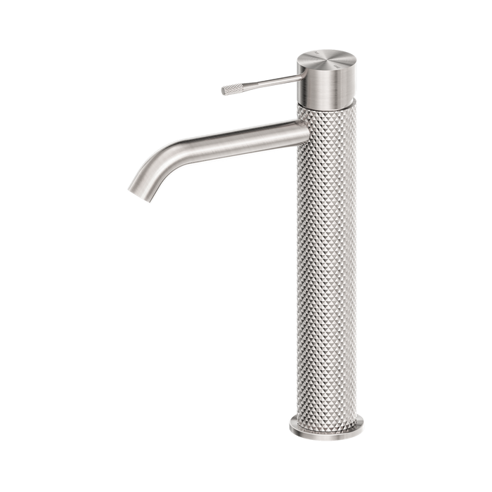 Nero Opal Tall Basin Mixer - Brushed Nickel