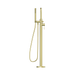 Nero NR251903ABG Opal Freestanding Bath Mixer With Hand Shower Brushed Gold image 2 | SKU: NR251903ABG