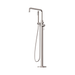 Nero Opal Freestanding Bath Mixer With Hand Shower - Brushed Nickel