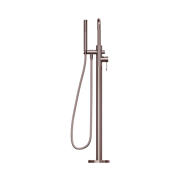 Nero NR251903ABZ Opal Freestanding Bath Mixer With Hand Shower Brushed Bronze image 2 | SKU: NR251903ABZ