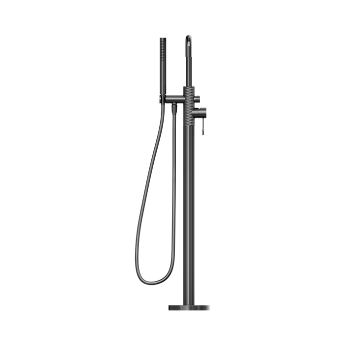 Nero NR251903AGR Opal Freestanding Bath Mixer With Hand Shower Graphite image 2 | SKU: NR251903AGR