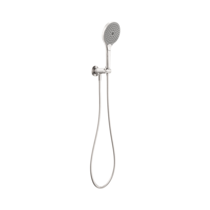 Nero Opal Shower On Bracket With Air Shower II - Brushed Nickel