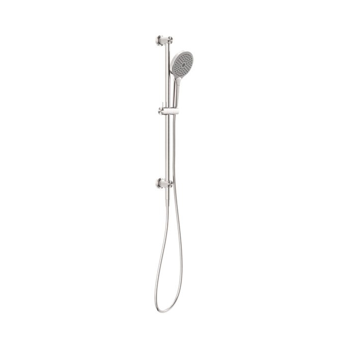 Nero Opal Shower Rail With Air Shower II - Brushed Nickel
