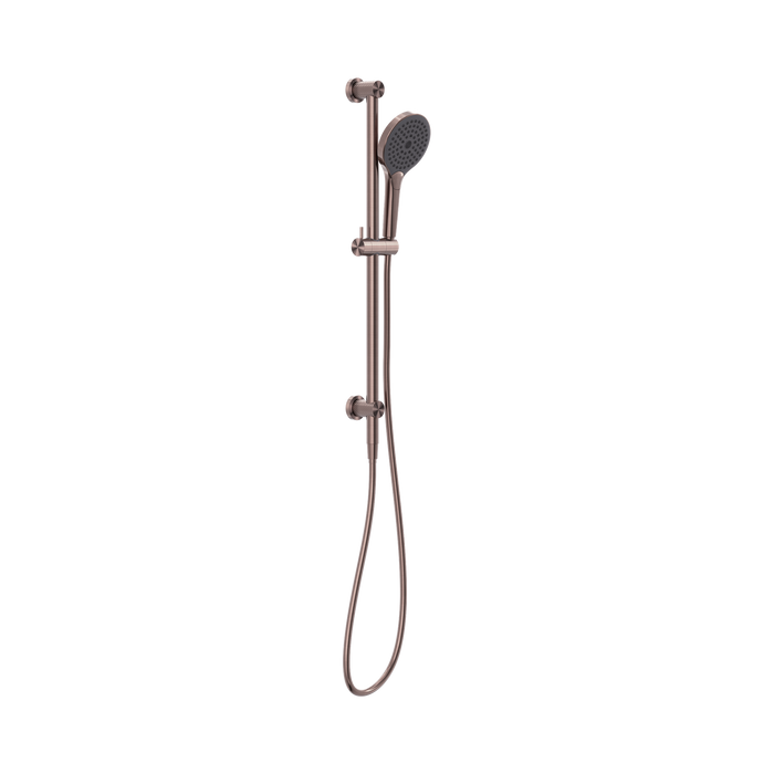 Nero Opal Shower Rail With Air Shower II - Brushed Bronze