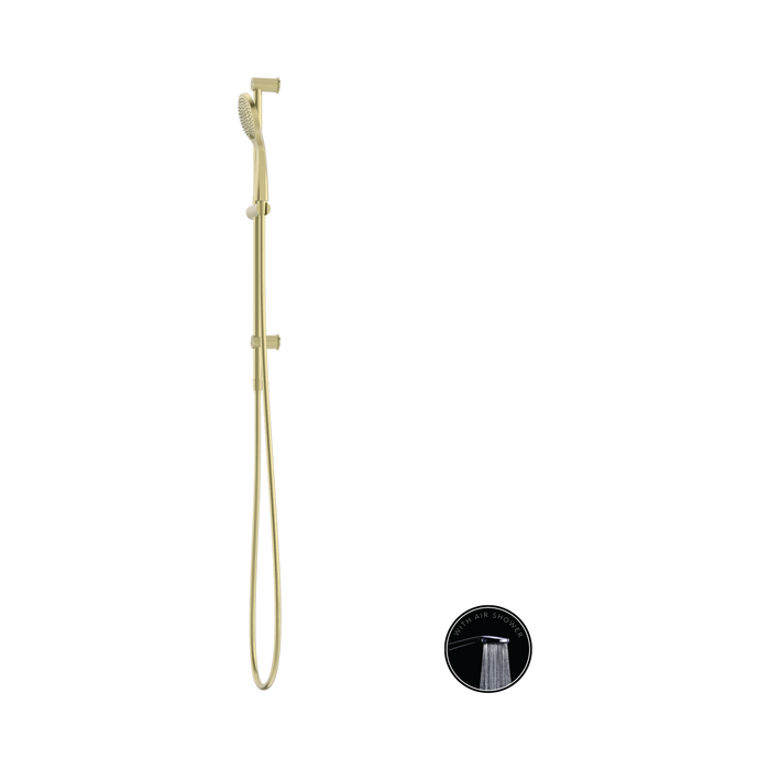 Nero NR251905aBG Opal Shower Rail With Air Shower Brushed Gold image 3 | SKU: NR251905ABG