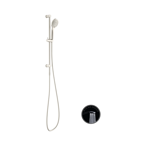 Nero Opal Shower Rail With Air Shower - Brushed Nickel