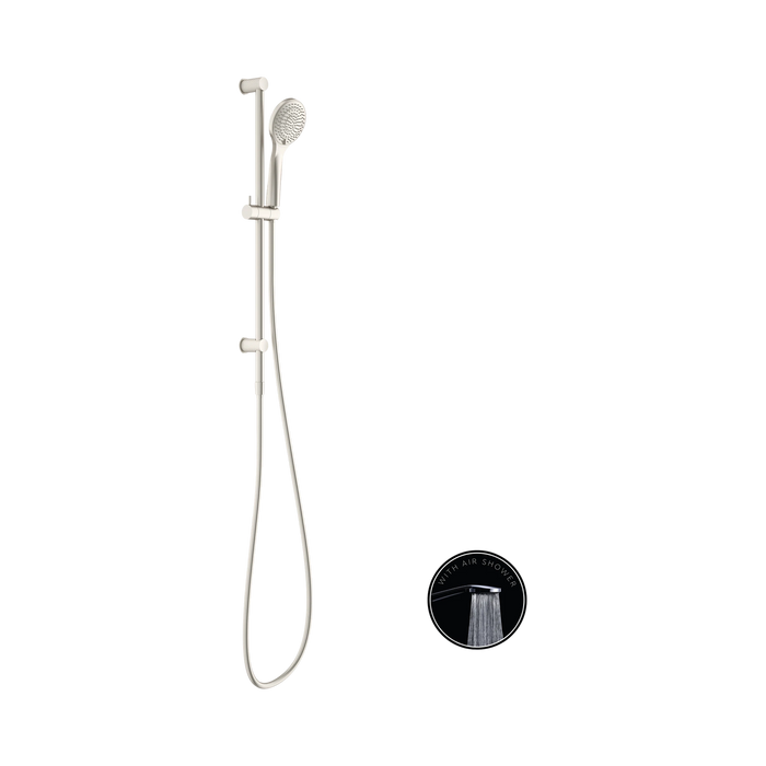 Nero Opal Shower Rail With Air Shower - Brushed Nickel
