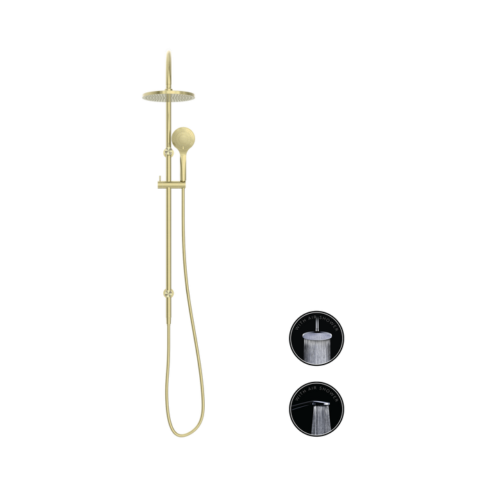 Nero NR251905bBG Opal Twin Shower With Air Shower Brushed Gold image 2 | SKU: NR251905BBG