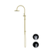 Nero NR251905bBG Opal Twin Shower With Air Shower Brushed Gold image 3 | SKU: NR251905BBG