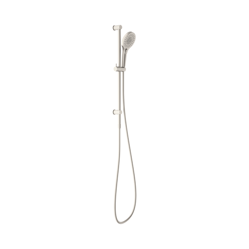 Nero Opal Shower Rail - Brushed Nickel