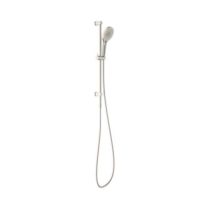 Nero Opal Shower Rail - Brushed Nickel