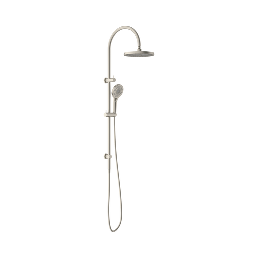 Nero Opal Twin Shower - Brushed Nickel